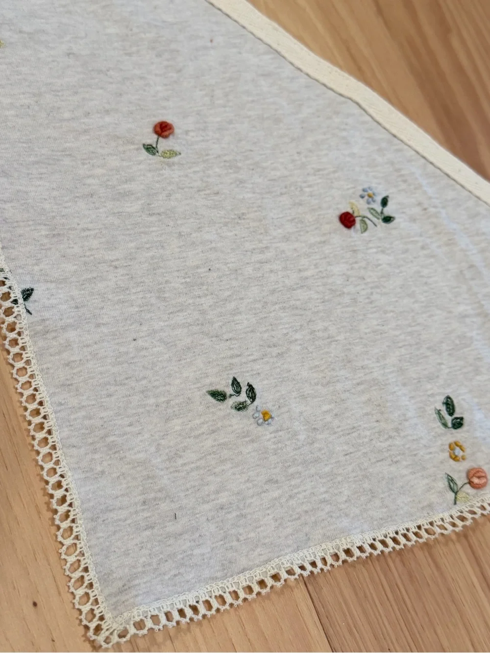Petite Floral Cottagecore Hair Scarf Triangle